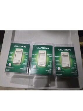 3 Lutron Skylark Contour LED+ Dimmer Switch (Model CTCL-153PDH-LA)